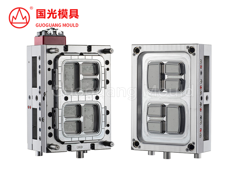 Restaurant Packaged Three-Compartment Lunch Box Mold