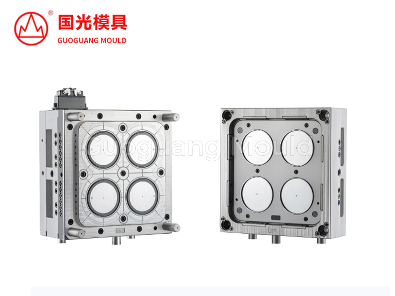 Thin-Walled Large Soup Bucket Round Cover Mold 